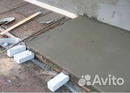 Заливка бетона, копка земли, спил деревьев и др