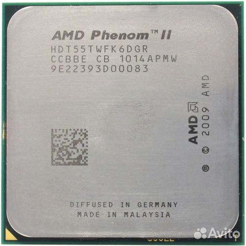 Процессор AMD Phenom II X6 1055T (AM3, 2800Mh, 6c