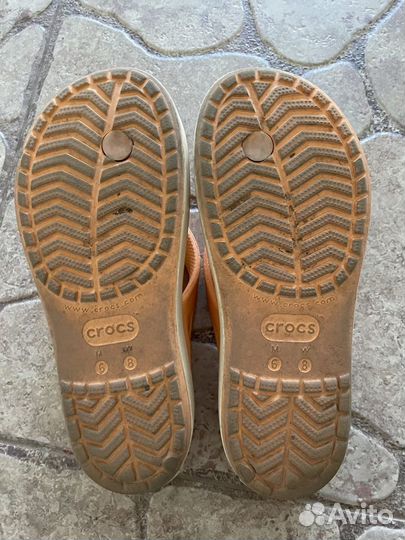 Crocs женские 38 шлепки тапки