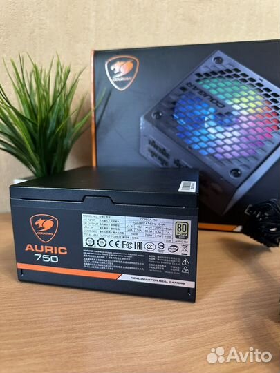 Блок питания cougar 750w 80 gold auric на гарантии