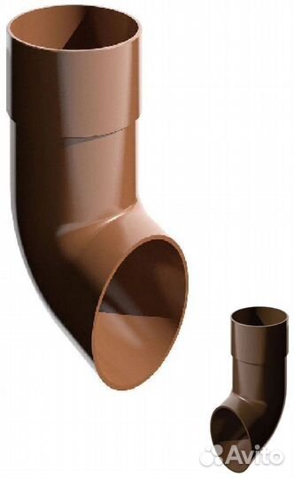 Слив трубы системы verat (верат) коричневый