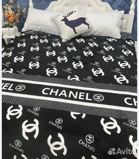 Плед chanel, плед louis vuitton