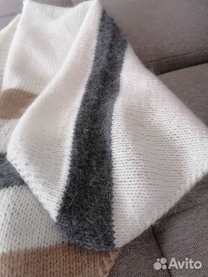 Комплект берет и бактус из пуха норки новый