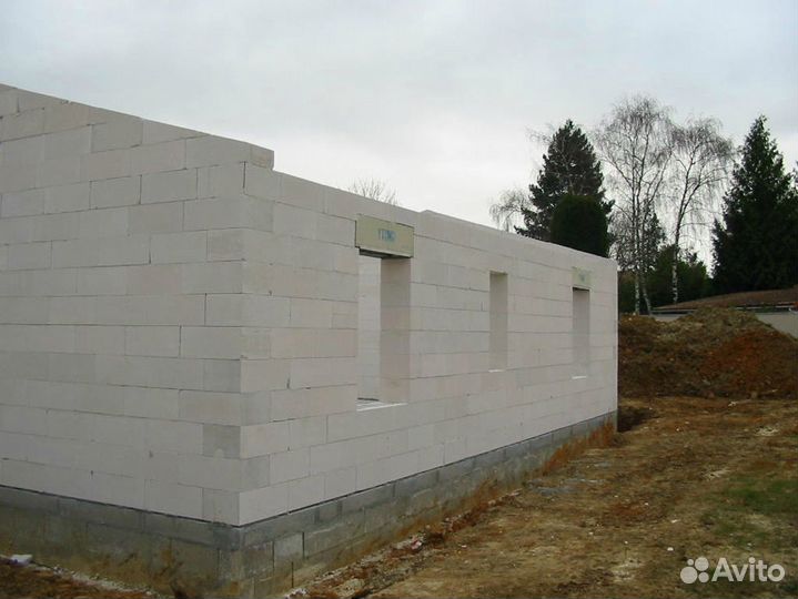 Газобетонные блоки (стеновые и перегородки)