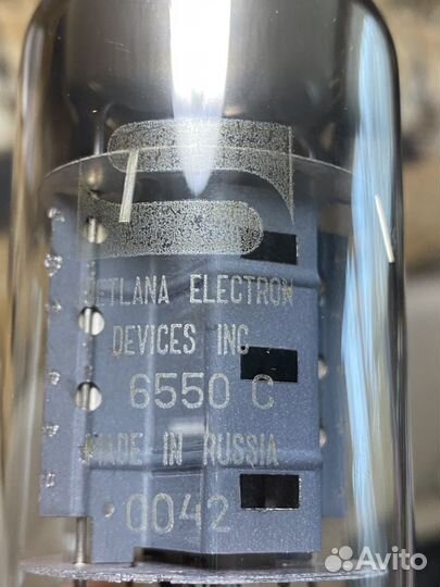 Радиолампы 6550 Svetlana