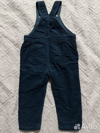 Полукомбинезон вельветовый 86