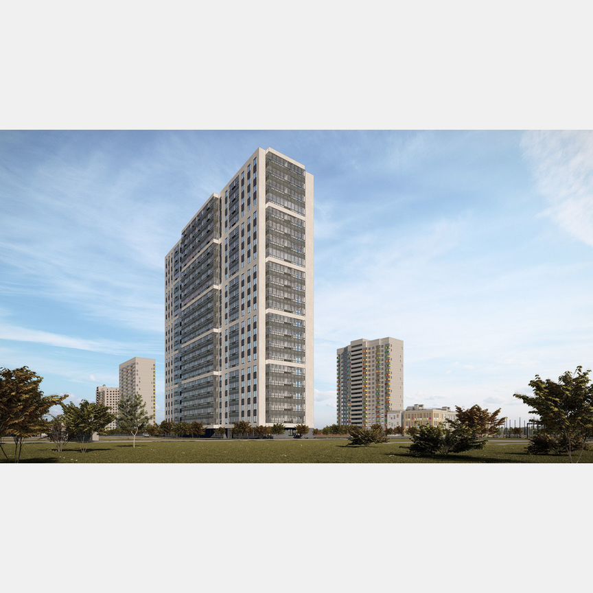 1-к. квартира, 33,6 м², 1/22 эт.