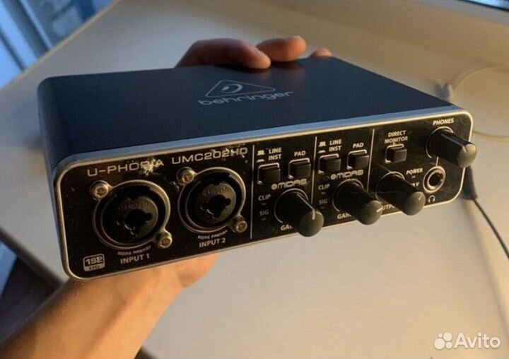 Звуковая карта behringer umc202hd