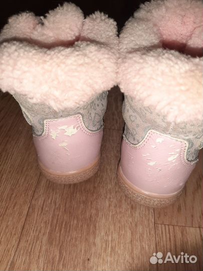 Ботинки зимние для девочки 21 размер