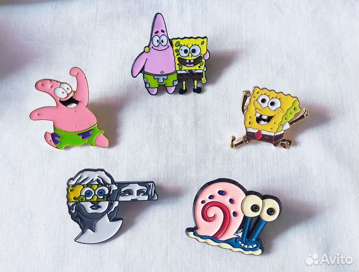 Значки Новые Спанч Боб