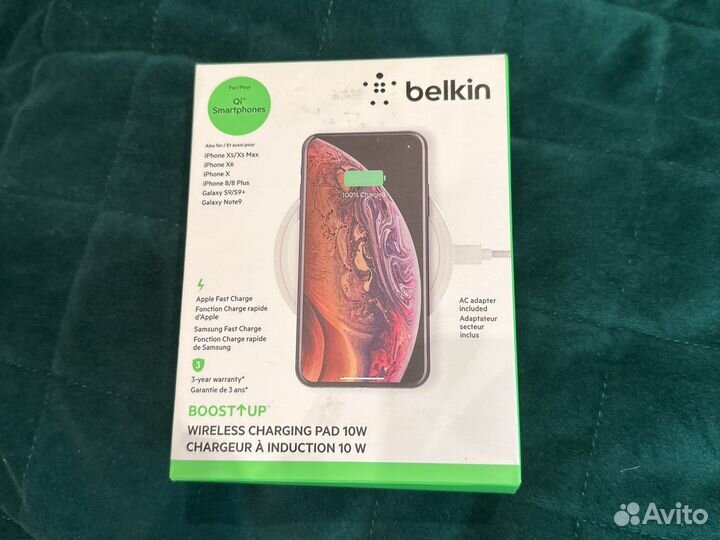 Беспроводная зарядка belkin
