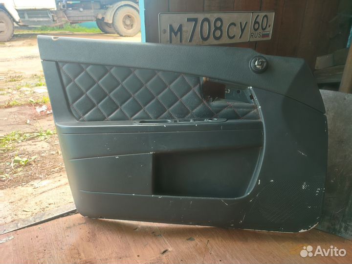 Обшивка дверей на priora