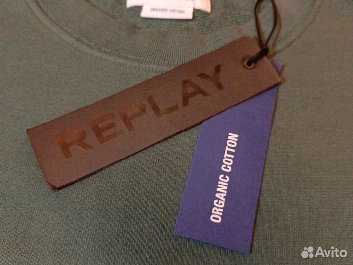 Худи Толстовка Свитшот Replay Organic US XXL