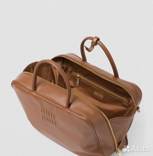 Сумка Miu Miu Duffel Camel