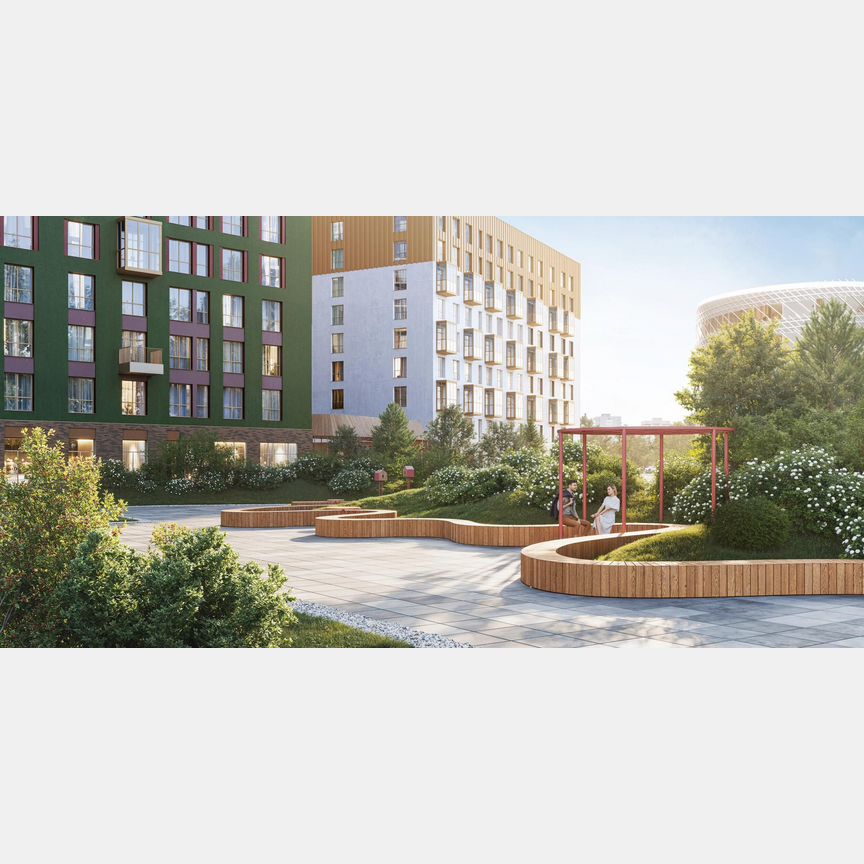Квартира-студия, 35,8 м², 6/9 эт.