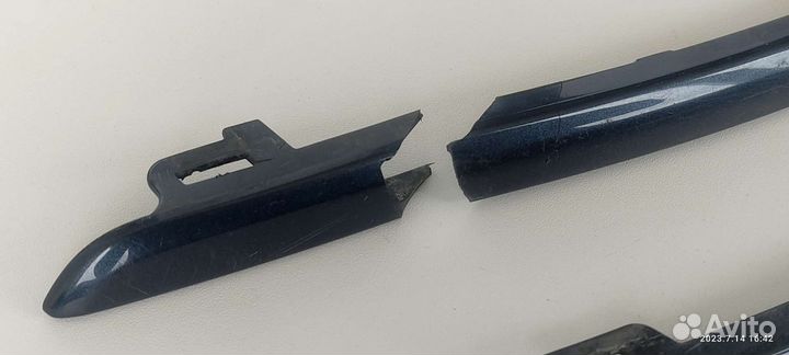 Молдинг левый переднего бампера Peugeot 408 2012