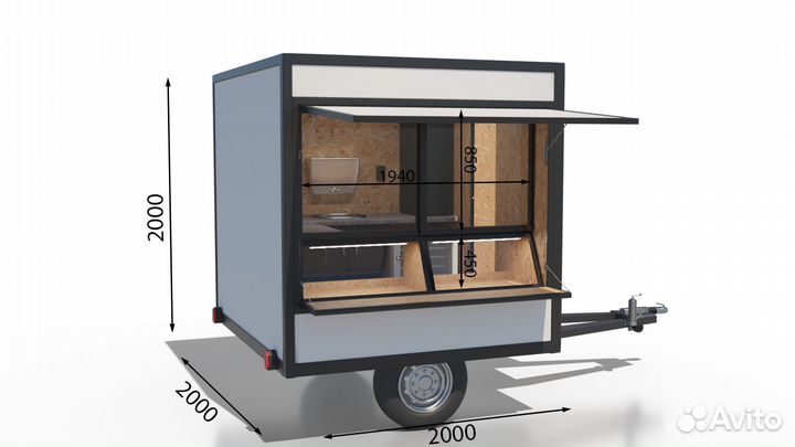 Фудтрак Торговый прицеп Кофейня Classica