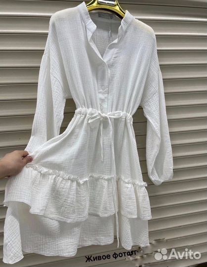 Платье летнее муслиновое