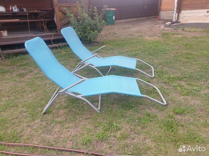 Кресло шезлонг складное