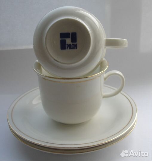 2 чайно-кофейные пары из набора Zepter