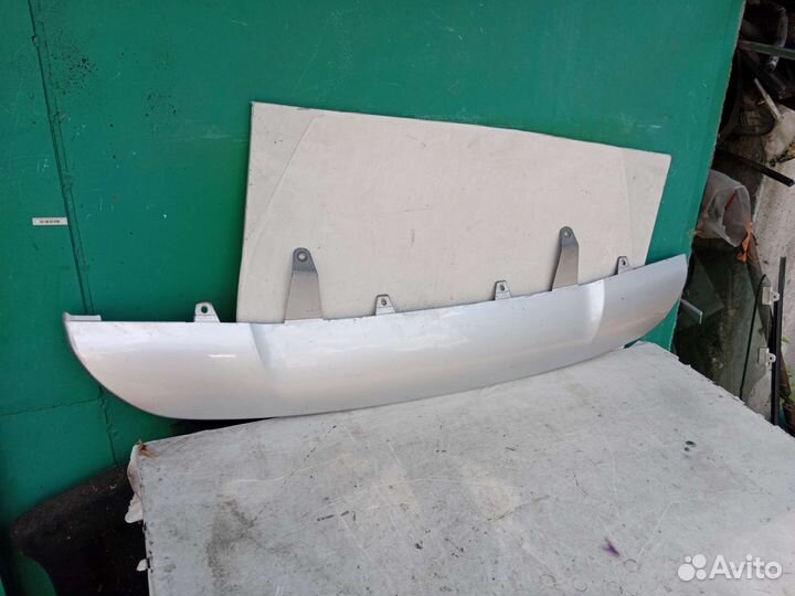 Накладка заднего бампера kia rio x-line