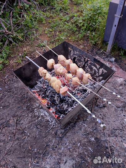 Костровая чаша с крышкой