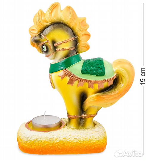 Подсвечник гипсовый Конь цв. A1985133