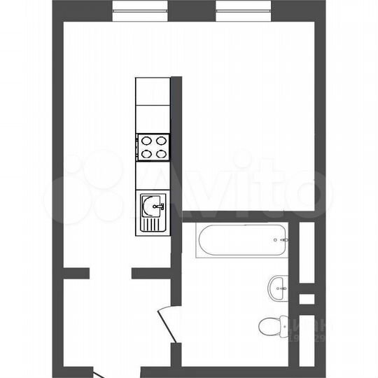 Квартира-студия, 28 м², 20/24 эт.