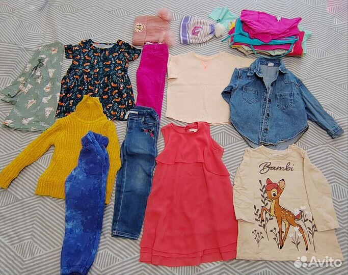 Вещи пакетом на девочку 86-98