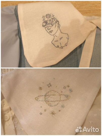 Съемный воротничок, накладной воротник