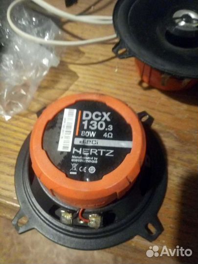 Колонки 13 см 2 шт: hertz DCX 130