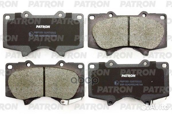 PBP1351 Колодки тормозные дисковые перед. toyot