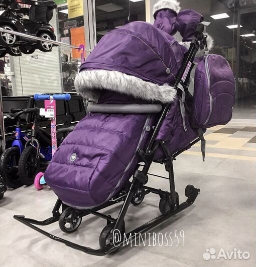 Санки-коляска Nika 7-5 sk спорт