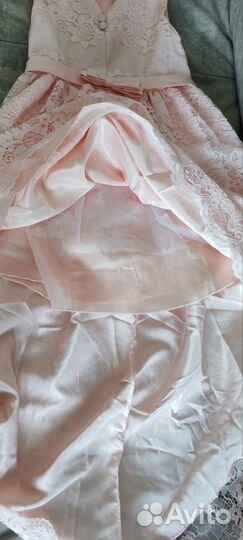 Платье бальное свадебное детское 140-146