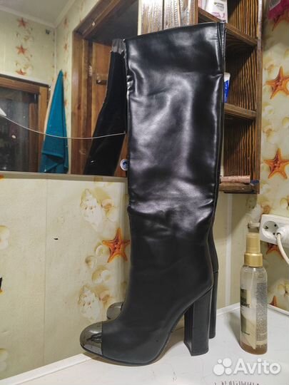 Сапоги ботфорты женские 36 размер новые