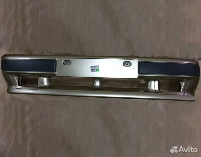 Бампер передний ваз 2114, полоса, цвет Нефертити