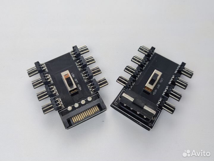 Хаб разветвитель для вентиляторов 3 pin