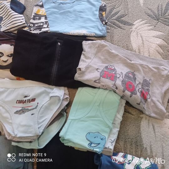 Вещи пакетом на мальчика 4-6 лет
