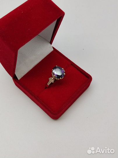 Е.Ц. Кольцо с камнем, золото 583, id 56277