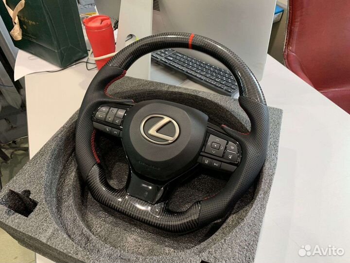 Руль Lexus LX570 450D Карбон с анатомией 2007-2015