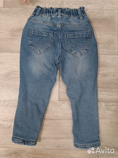 Джинсы для девочки 98