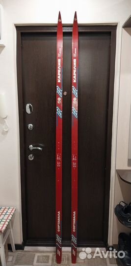 Лыжи деревянные 