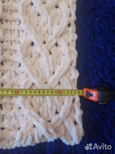 Плед детский вязаный ручная работа