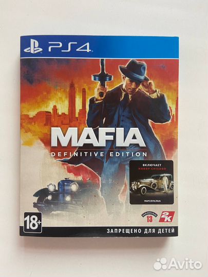 Mafia definitive edition ps4 диск б/у