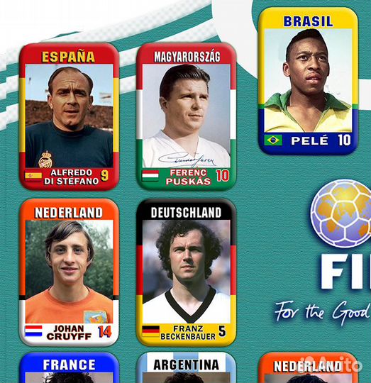 Значки Футбол Сборная Мира