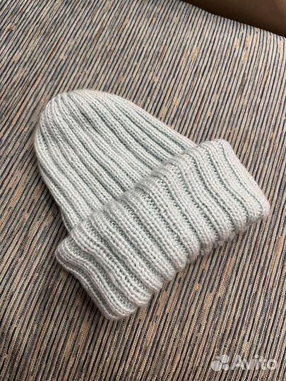 Шапка с шарфом женская