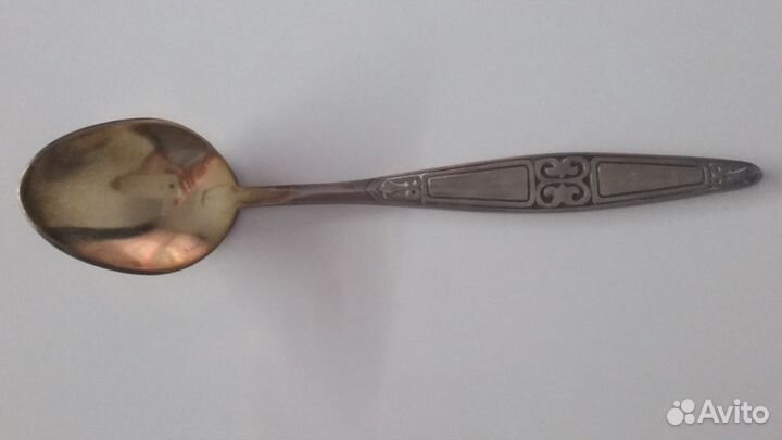 Чайные ложки, вилка. лопатка, СССР