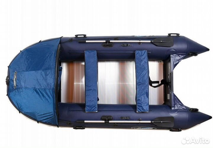 Надувная лодка gladiator C370AL синяя