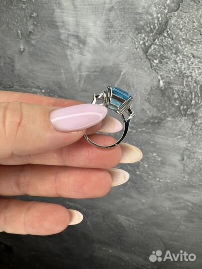 Кольцо турмалин