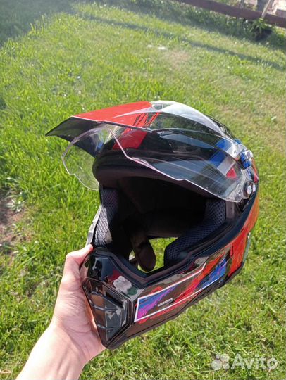 Шлем для питбайка - эндуро мотоцикла